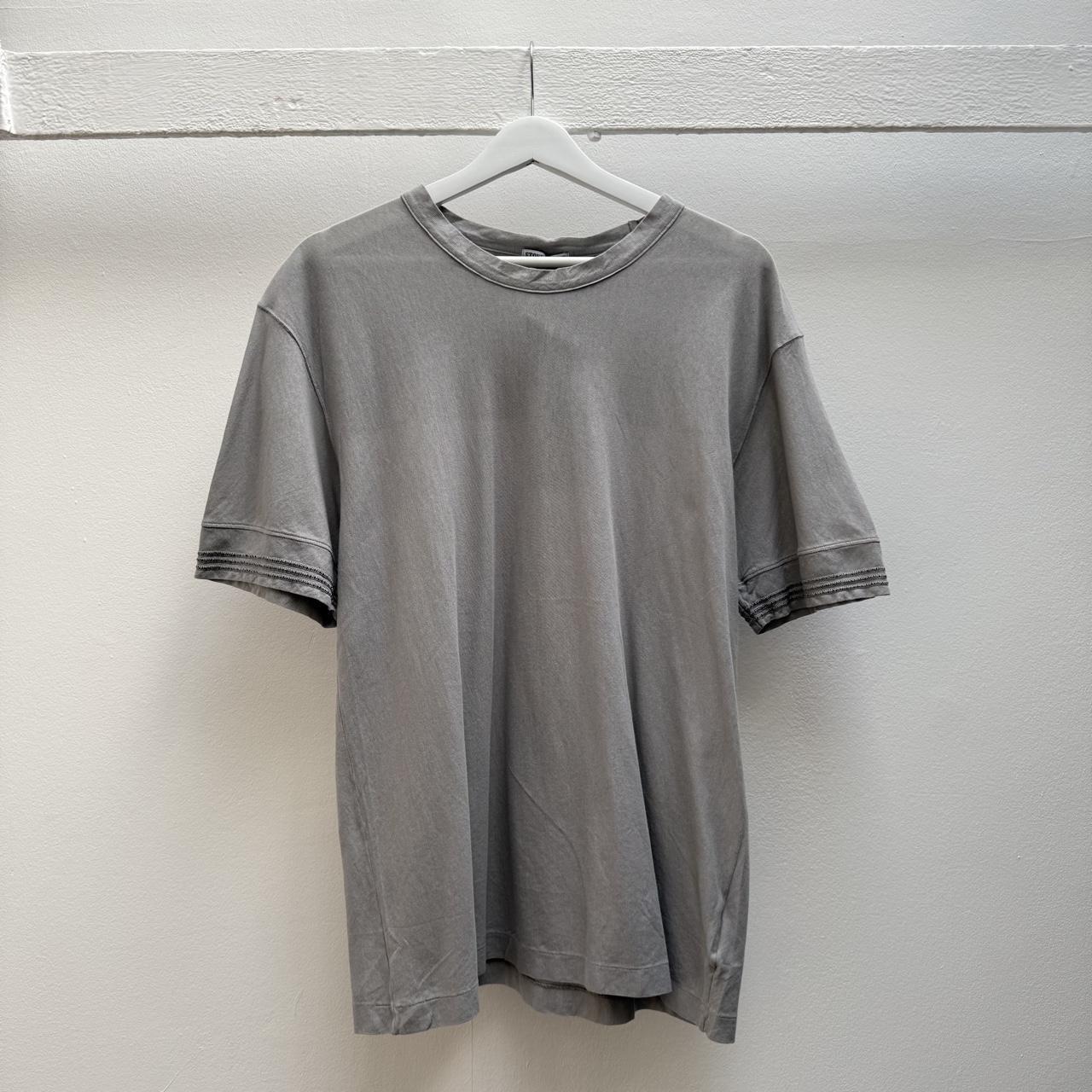 00’s Stone Island Logo T-shirt in Grey (L) | Large, Grey