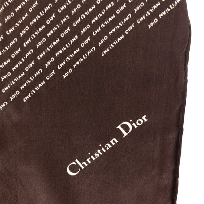 Vintage Dior Monogram Silk Scarf