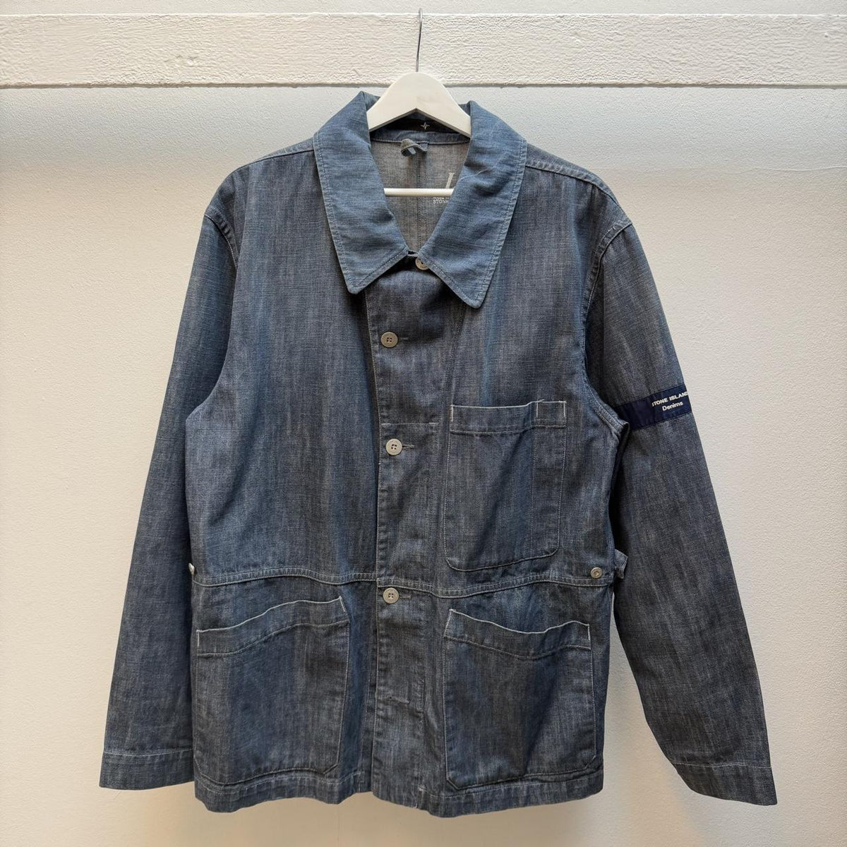 00’s Stone Island Denims Chore Jacket (L) | Large, Blue