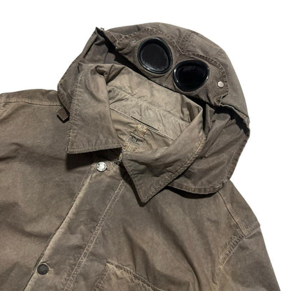 CP Company Tinto Terra Goggle Jacket | XL, Brown