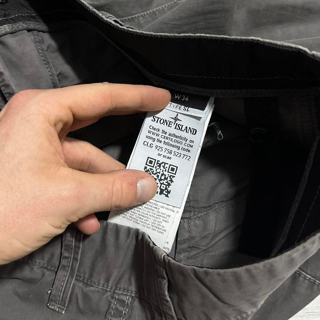 Stone Island Grey Combat Cargos