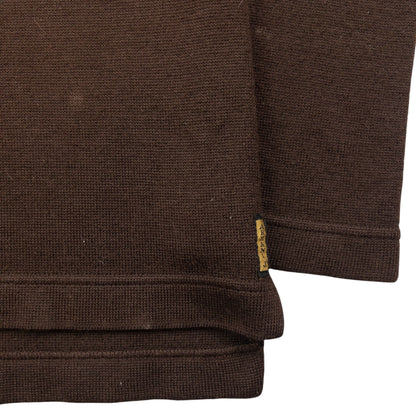 Vintage Armani Jeans Q Zip Knit Jumper Size S