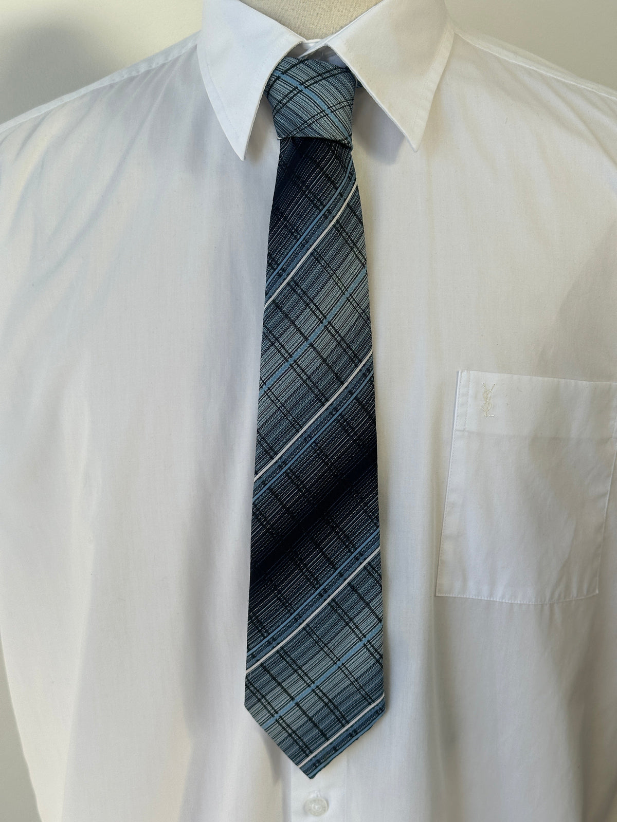 Vintage 1980s Striped Tie