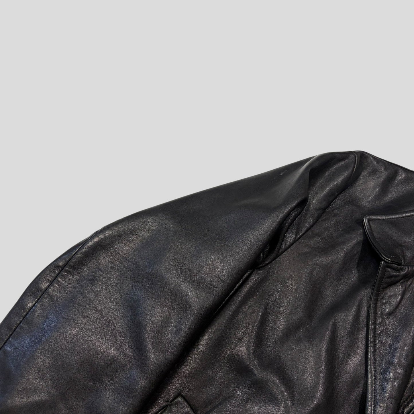 Hugo Boss 90’s Modular 2 in 1 Lambskin Leather Trench Coat - XL | Default Title, Black