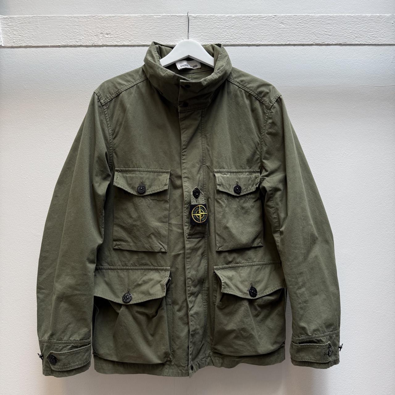 Stone Island Cotton Cordura Field Jacket (M) | Medium, Green