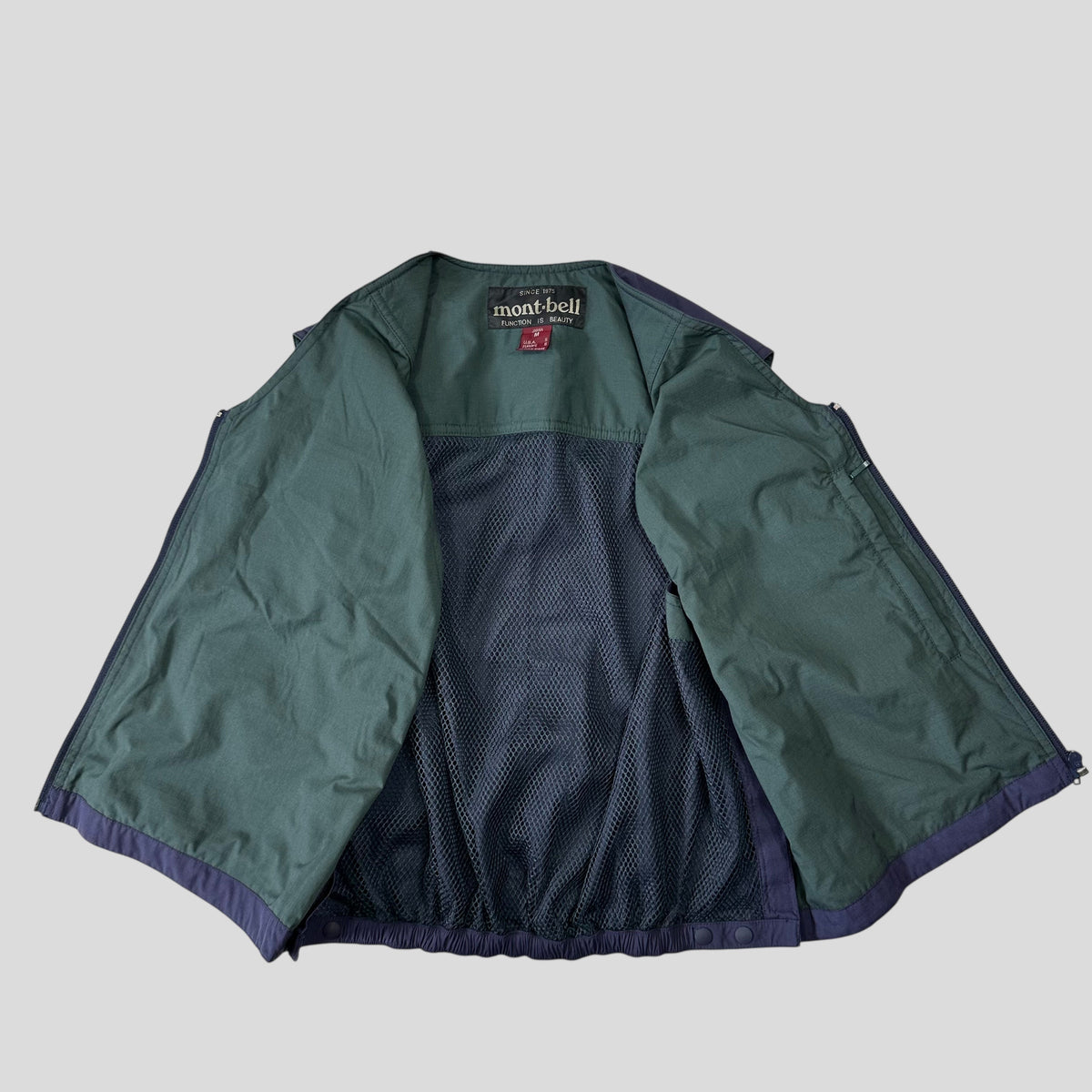 Montbell 00’s Multipocket Ripstop Nylon Utility Vest - S | Purple