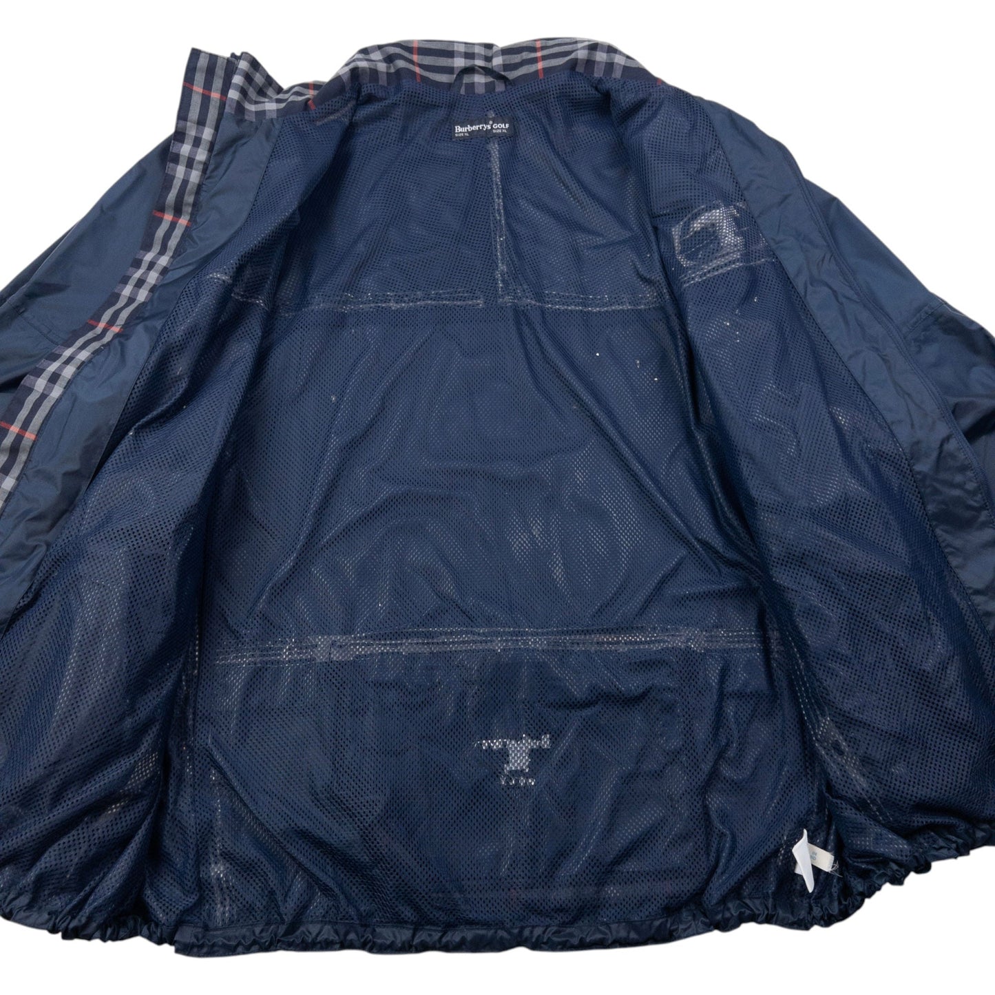 Vintage Burberry Golf Lightweight Packable Jacket Size XL