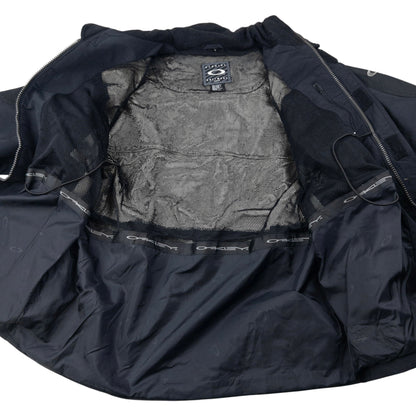 Vintage 90s Oakley Zip Up Jacket Size L | Large, Black