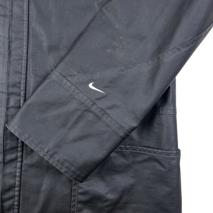 Vintage 2000s Nike Zip Up Rain Jacket Size M | Medium, Black