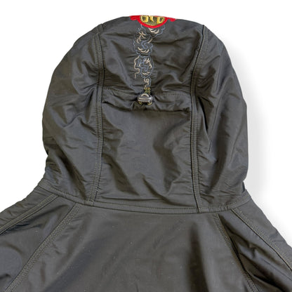 AW99/00 Maharishi Shower Repellent Waxed Jacket (L) | Large, Red
