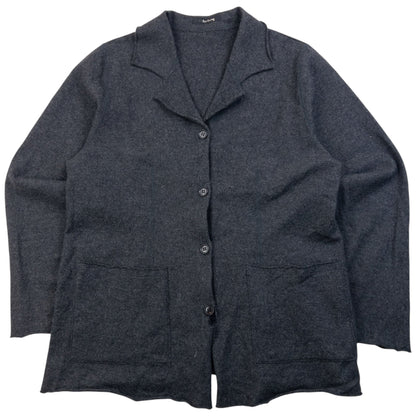 Vintage 90s Yohji Yamamoto Button Up Wool Jacket Womens Size M | Medium, Grey