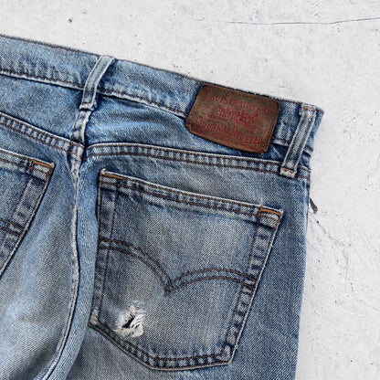 vintage 542 levis distressed jeans | Blue, Light Blue