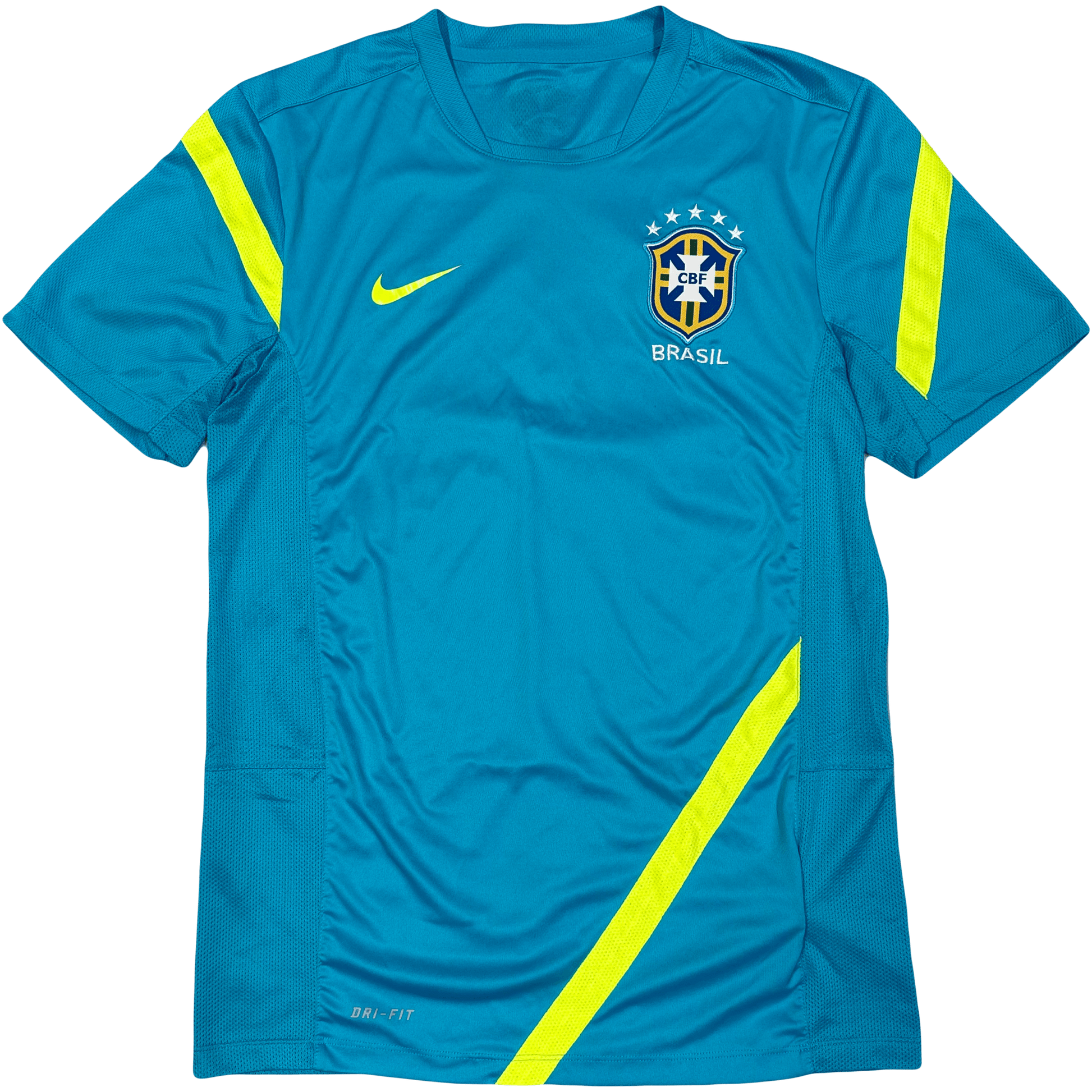 Nike Brazil 2012/13 Training Shirt In Blue ( S ) - Known Source