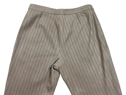 Gucci F/W 1999 leather pinstripe trousers Tom Ford era