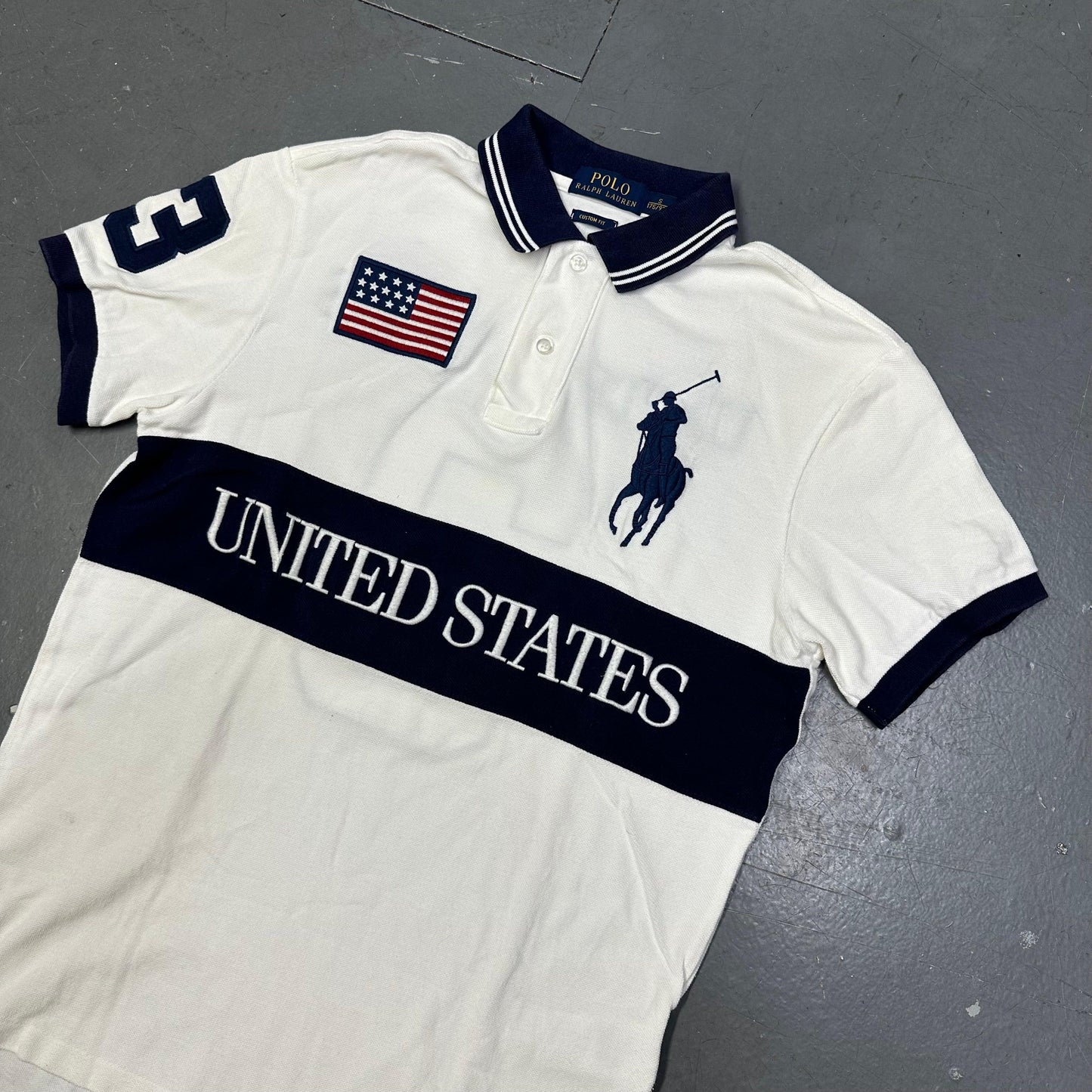 Ralph Lauren Spellout United States Polo In White ( S ) - Known Source