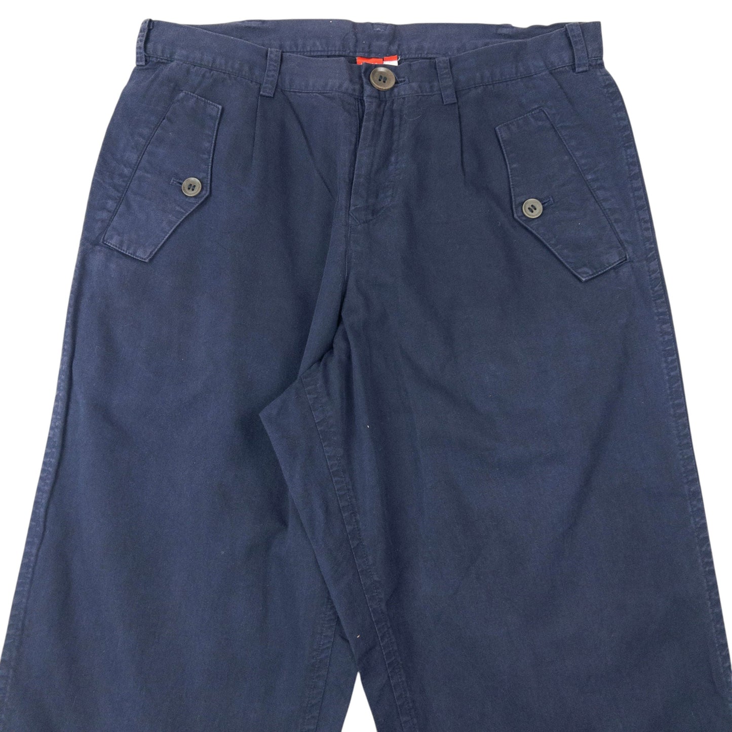 Vintage 2000s Yohji Yamamoto Trousers Size W28 | W28, Navy