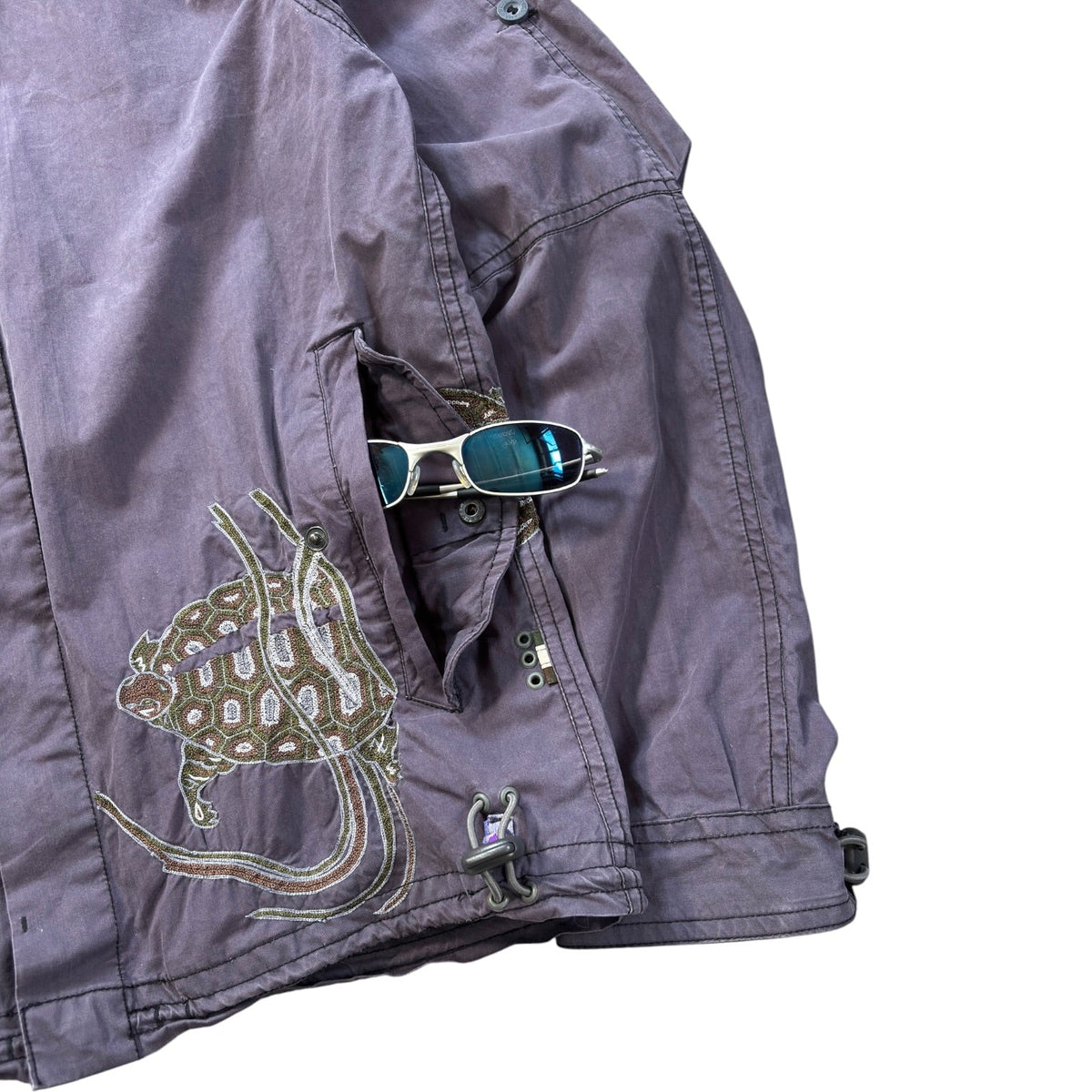 Maharishi 00’s Lightweight Embroidered Turtle Jacket XS | XS, Purple