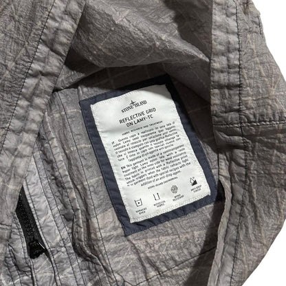 Stone Island Grid Reflective Jacket | Small, Red