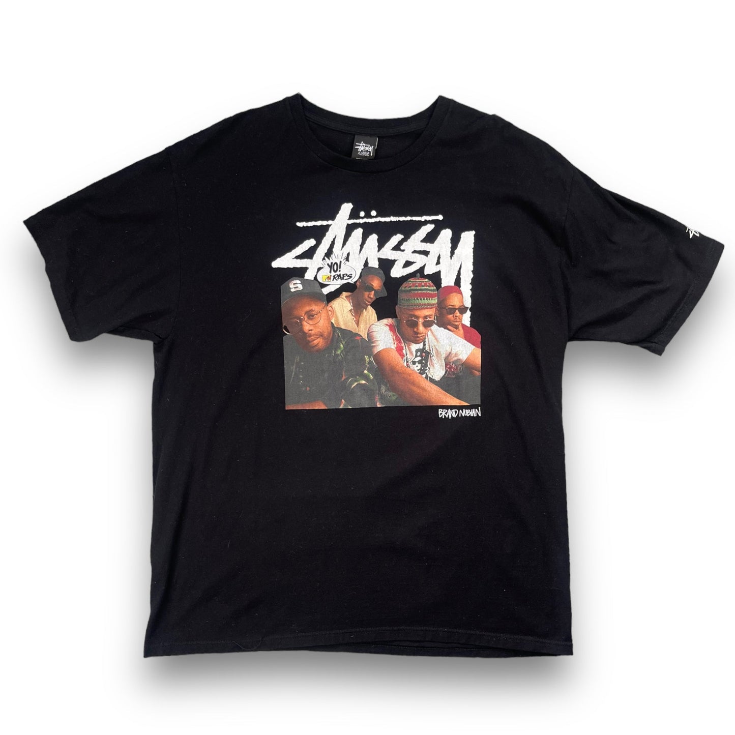 2013 Stussy MTV Raps Brand Nubian T-Shirt (XL) | Default Title, Black