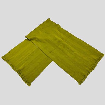 D&G 90’s Monogram Wool Scarf | O/S, Green