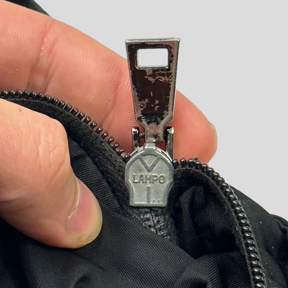 Prada Milano 00’s Nylon Rectangle Crossbody Bag | O/S, Black