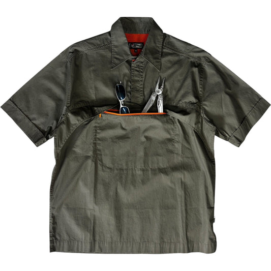Next 00's Utility Pocket Overshirt S | Small, Olive