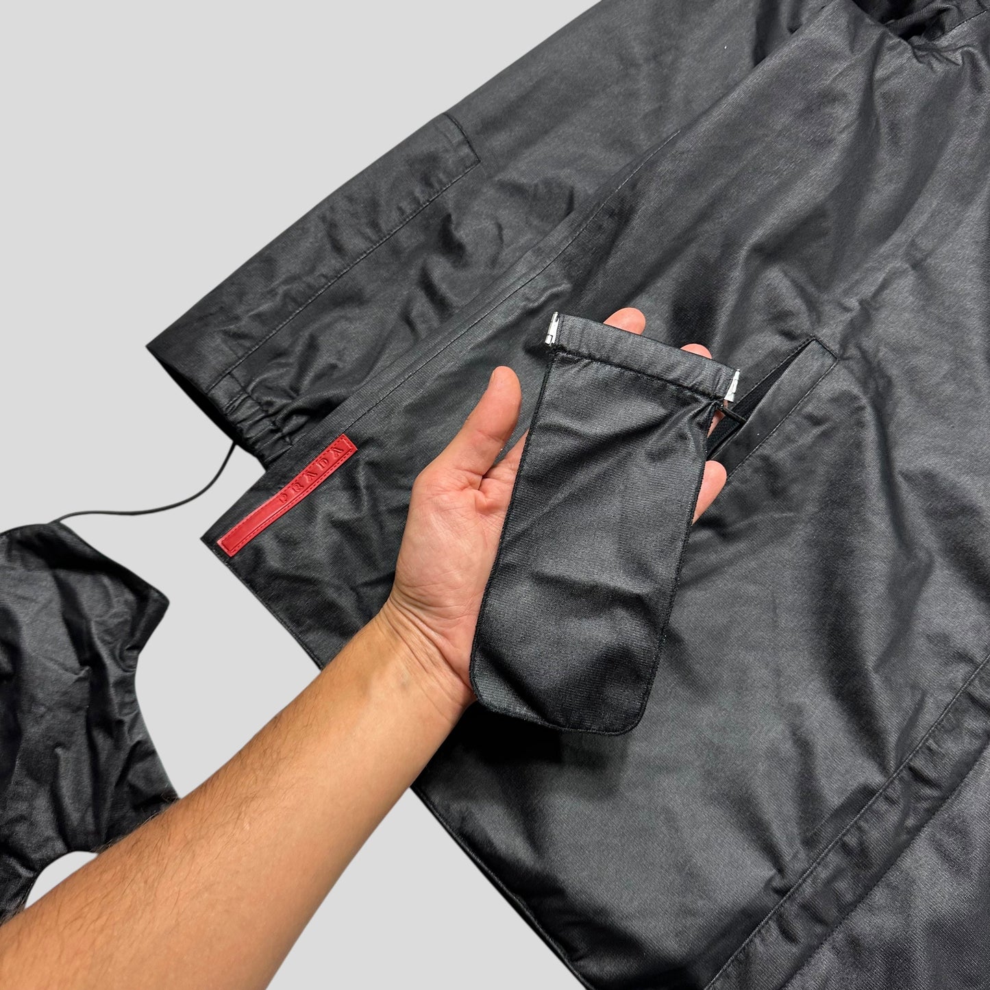 Prada Sport 1999 Hydrophobic Taped Seam Reversible Glove Jacket - IT50 (L) | Default Title, Multicoloured