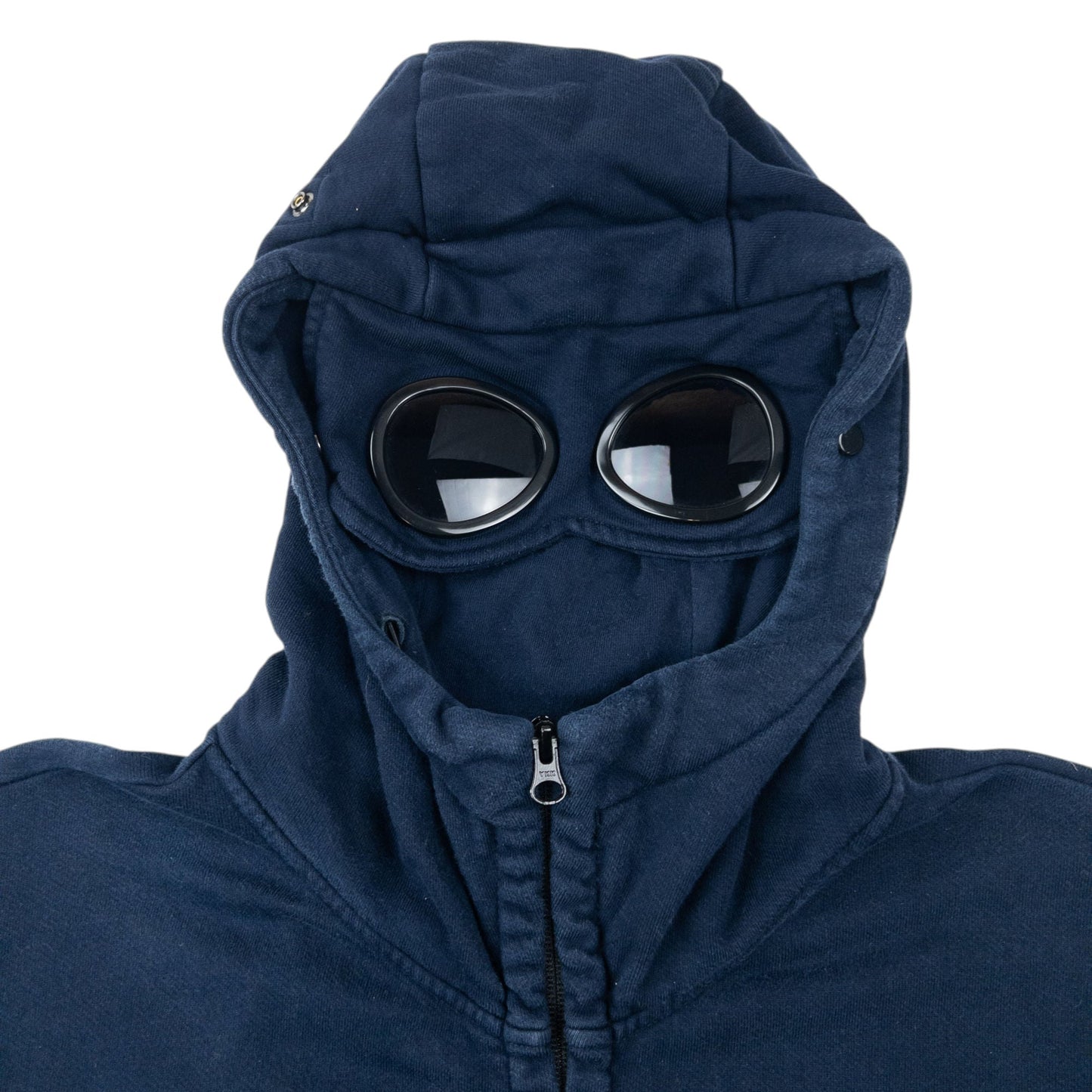 CP Company Goggle Hood Zip Up Hoodie Size XL | XL, Navy