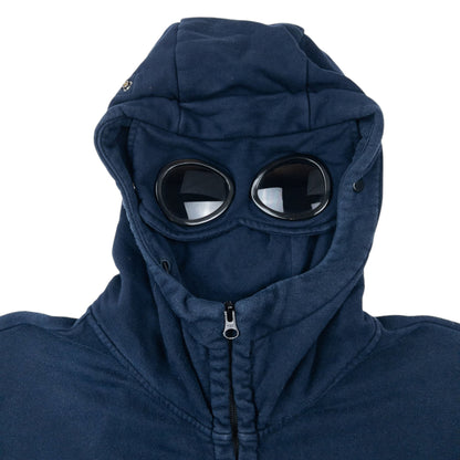 CP Company Goggle Hood Zip Up Hoodie Size XL | XL, Navy
