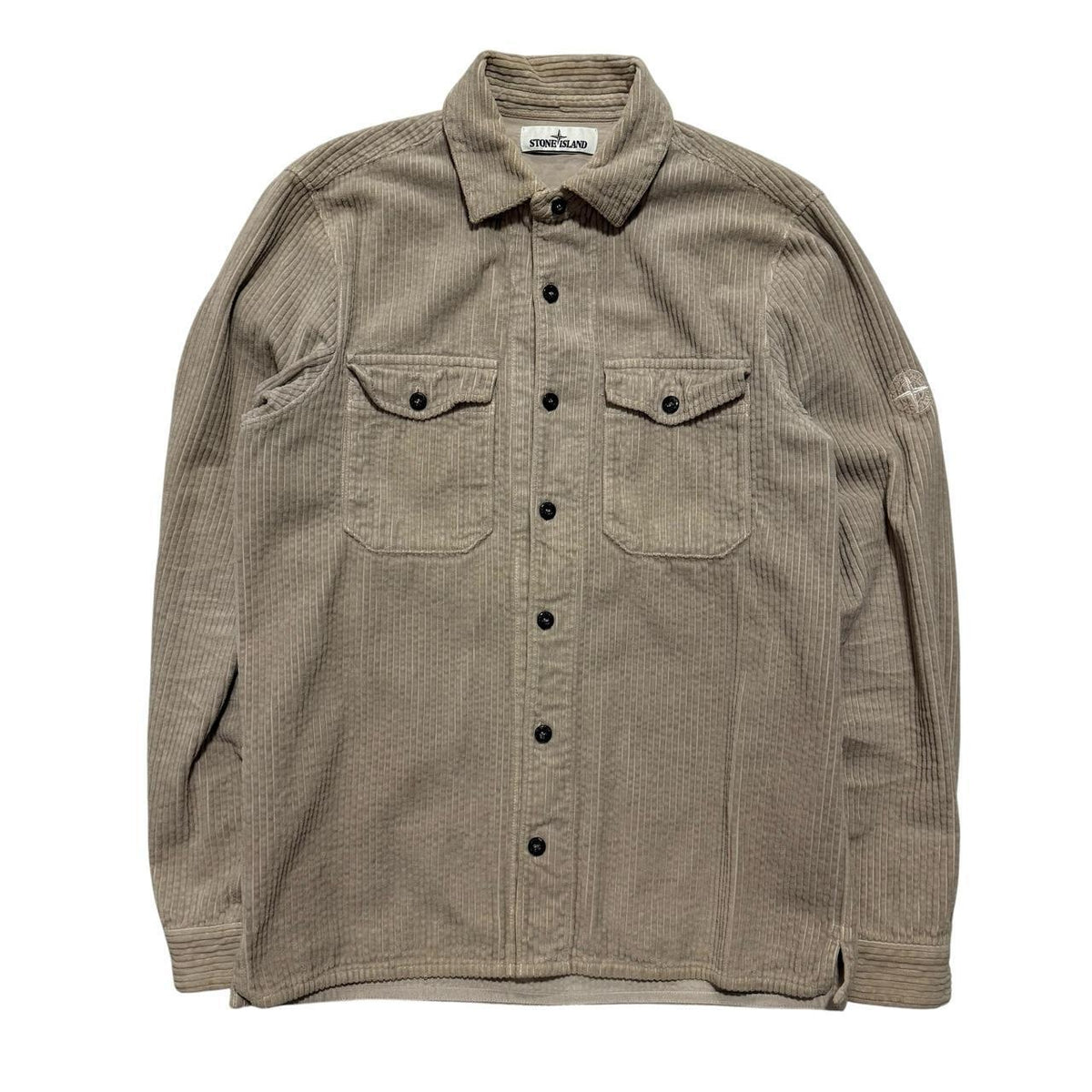 Stone Island Heavy Corduroy Shirt | Small, Beige
