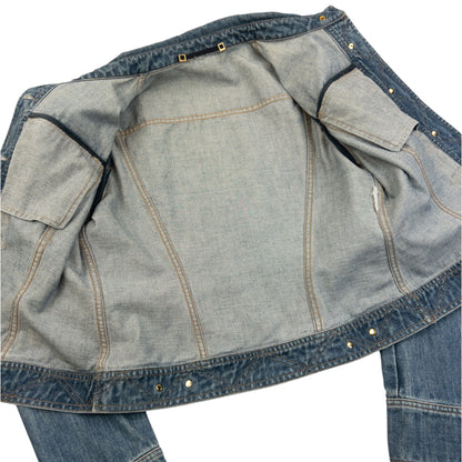 Vintage 2000s Gucci By Tom Ford Button Up Denim Jacket Womens Size S | Small, Blue