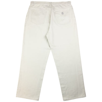 Vintage YSL Yves Saint Laurent Embossed Denim Jeans Size W37