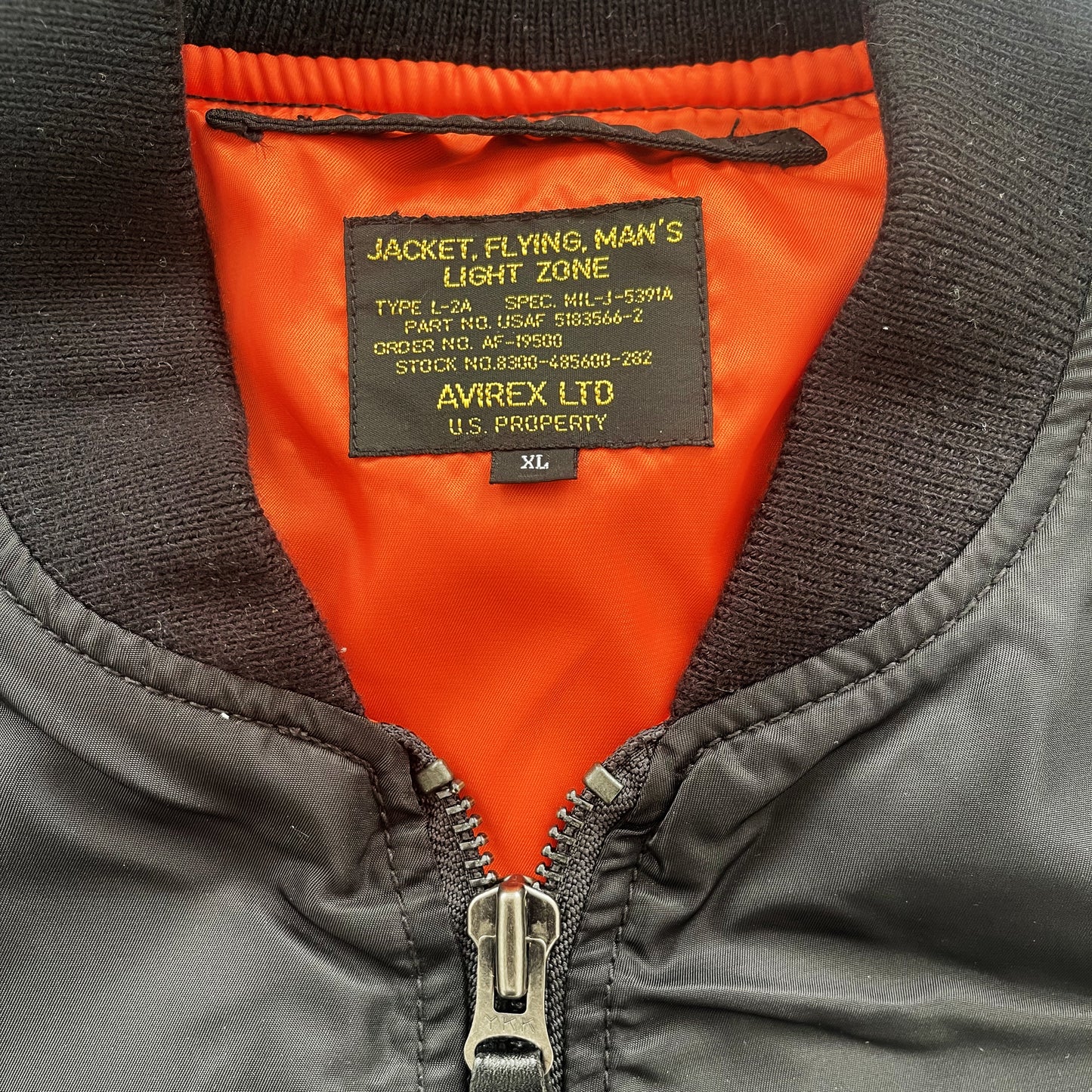 Avirex USA MA1 Bomber Jacket - XL