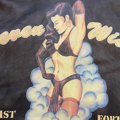 Avirex 'Seven Wishes' A2 Leather Flight Jacket - L