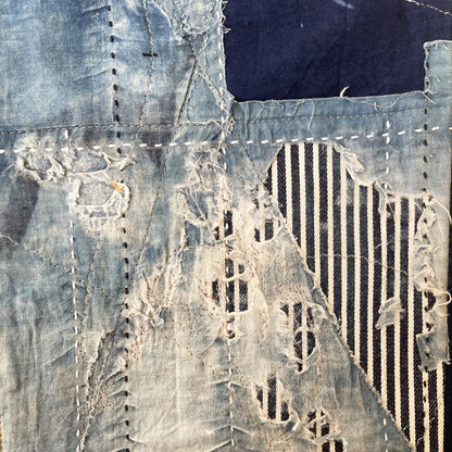 Boro Sashiko Distressed 501 Jeans - W36"