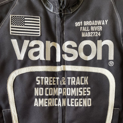 Vanson Leathers Motorcycle Mesh Racing Jacket - M