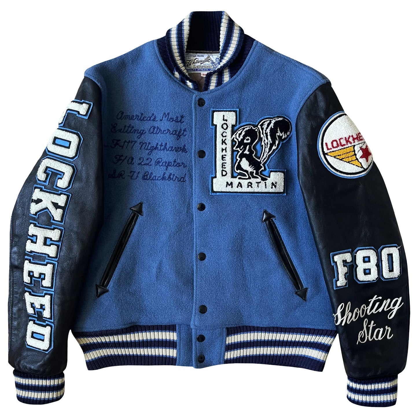 Whitesville Lockheed Martin Varsity Jacket - M