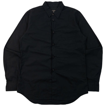 Vintage Comme Des Garçons HOMME Long Sleeve Button Up Shirt Size S | Medium, Black