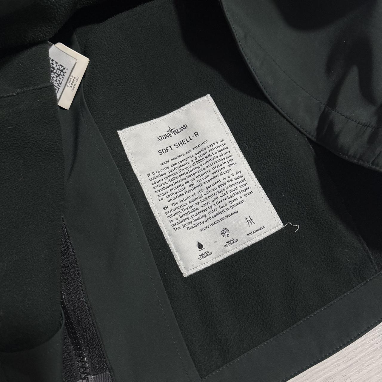Stone Island Soft Shell-R Jacket | Large, Dark Green