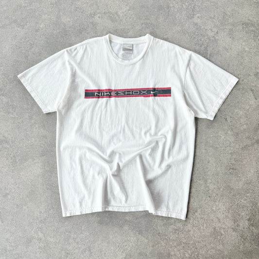 Nike SHOX RARE 2000s graphic spellout t-shirt (L)