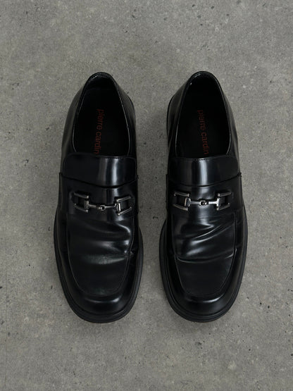 Pierre Cardin Leather Horsebit Loafers - UK 9