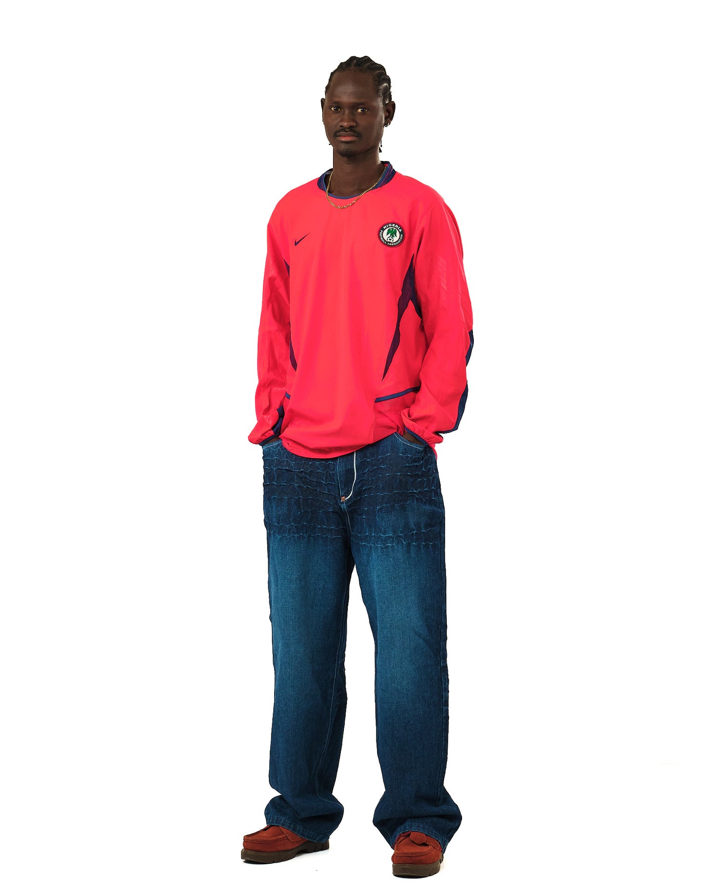 2002-04 Nigeria Long Sleeve Player Issue Nike Shirt (XL)