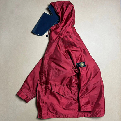 A/W 1993 Crimson Red Formula Steel Balaclava Parka