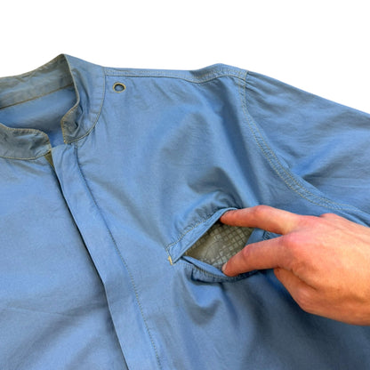 2000's Maharishi Pixelated Dragon Zipped Shirt (L) | Default Title, Blue