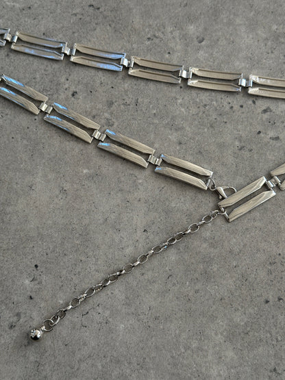 Vintage 2000s Metal Chain Belt - One size