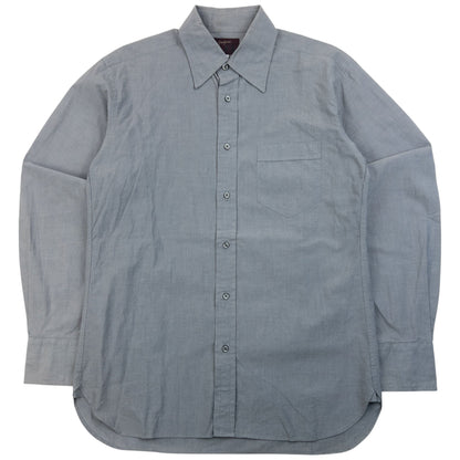 Vintage 90s Yohji Yamamoto D'Urban A.A.R Long Sleeve Button Up Shirt Size S | Small, Grey