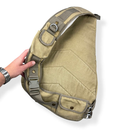 2000's Canvas Multipocket Sling Bag | Default Title, Red