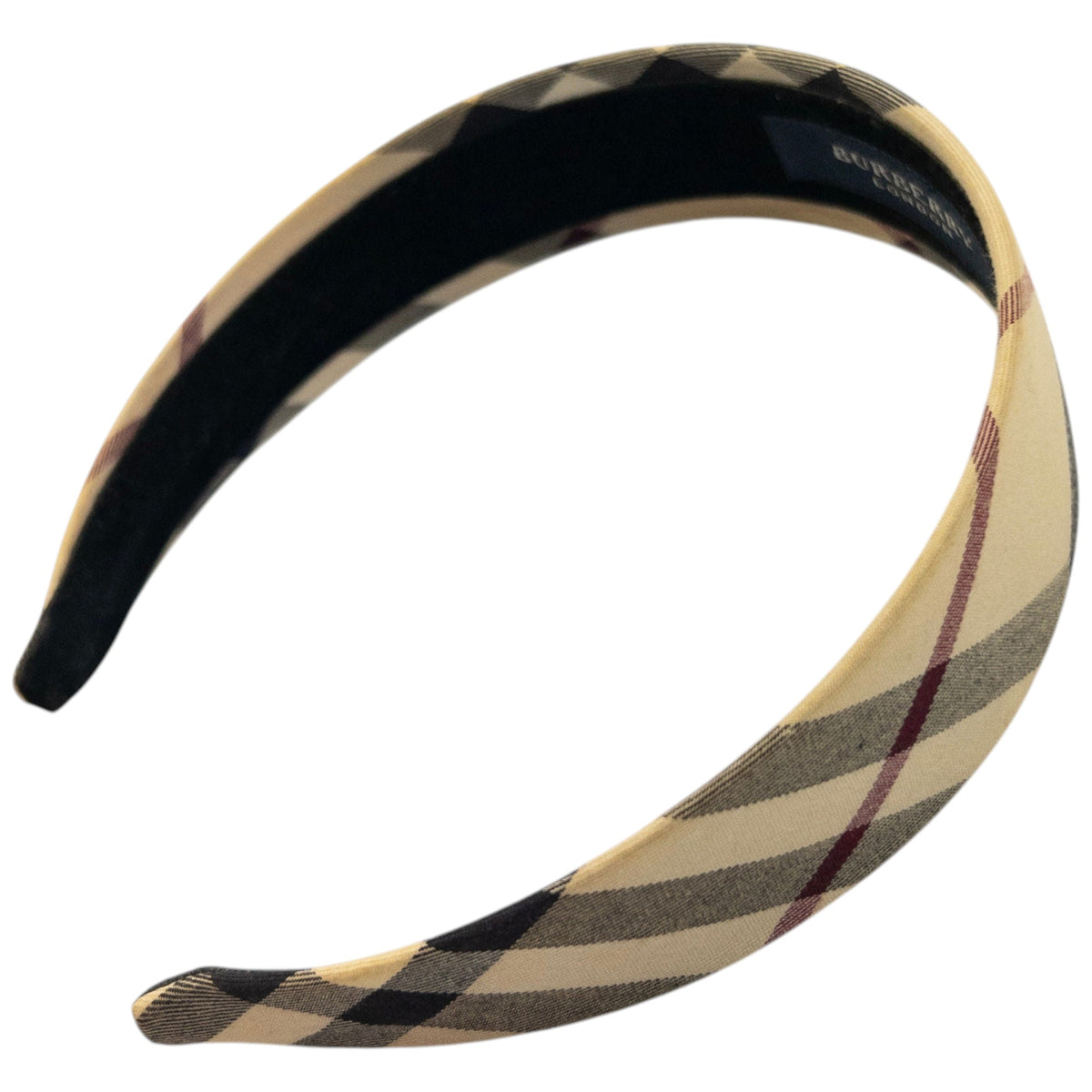 Vintage 2000s Burberry Nova Check Headband | O/S, Beige, Black, Red