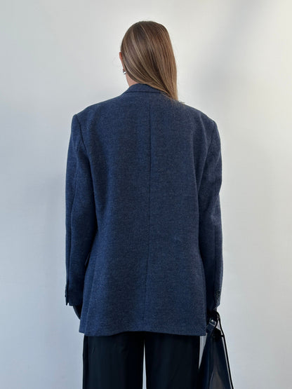 Burberry 1990s Pure Brushed Wool Blazer - 44R/XL