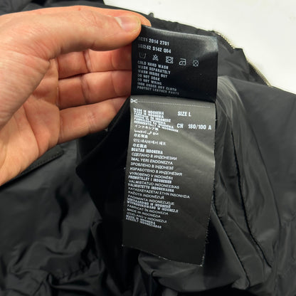 Prada Milano 2014 Nero Black Nylon Windbreaker - L